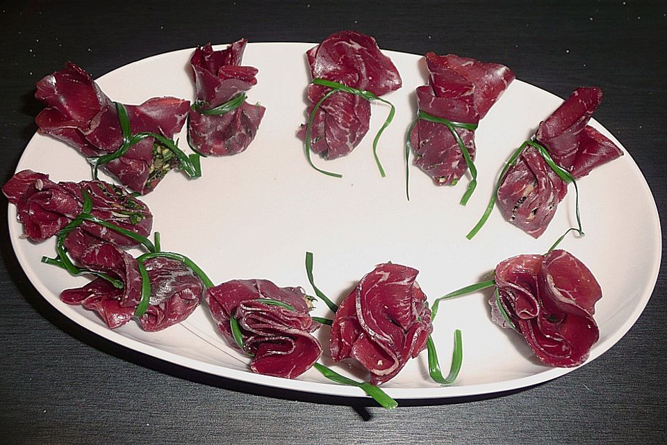 Gefüllte Bresaola - Säckchen