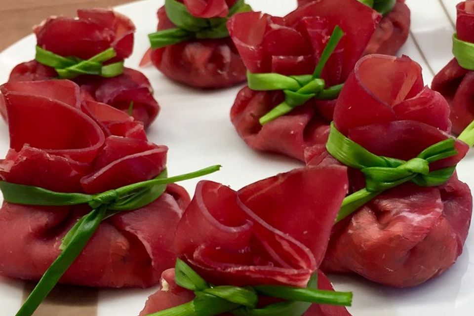 Gefüllte Bresaola - Säckchen