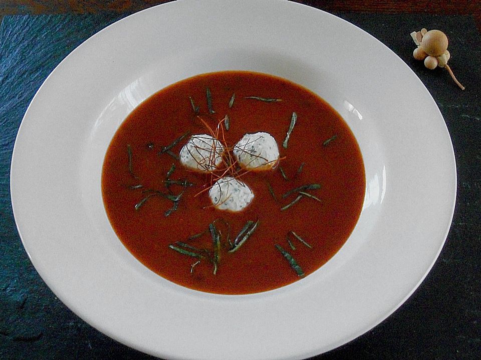 Gertis feurig - scharfe Tomatensuppe von obermolly| Chefkoch