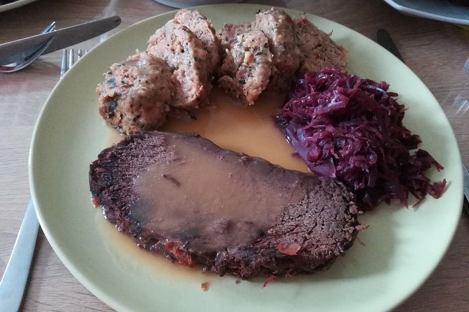 Altdeutscher Sauerbraten vom Pferd