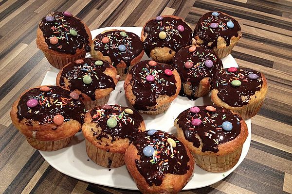 Smarties - Muffins von Apfelfee | Chefkoch