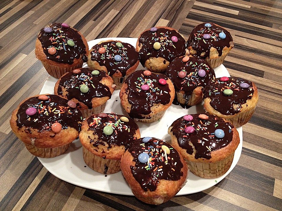 Smarties - Muffins von Apfelfee| Chefkoch