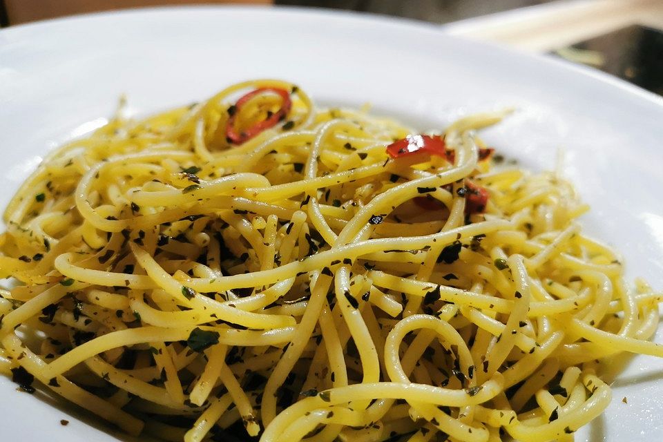 Spaghetti aglio e olio