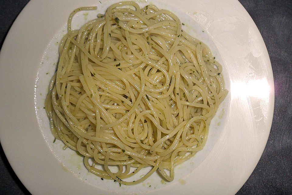 Spaghetti aglio e olio