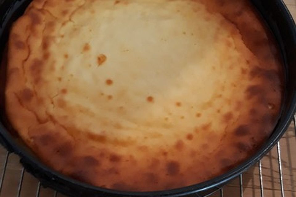 Käsekuchen ohne Boden