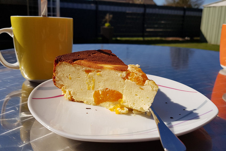 Käsekuchen ohne Boden