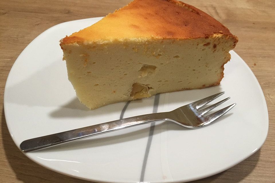 Käsekuchen ohne Boden