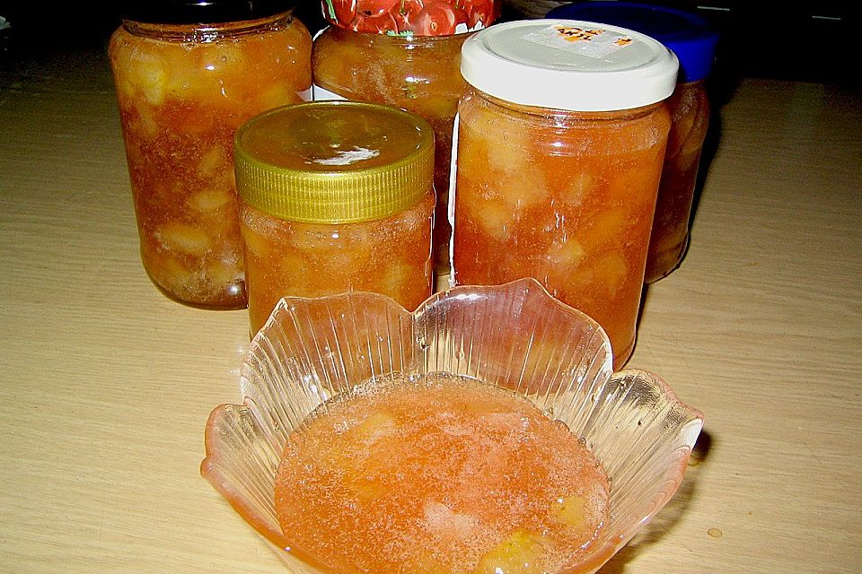 Bananen - Stachelbeer Marmelade