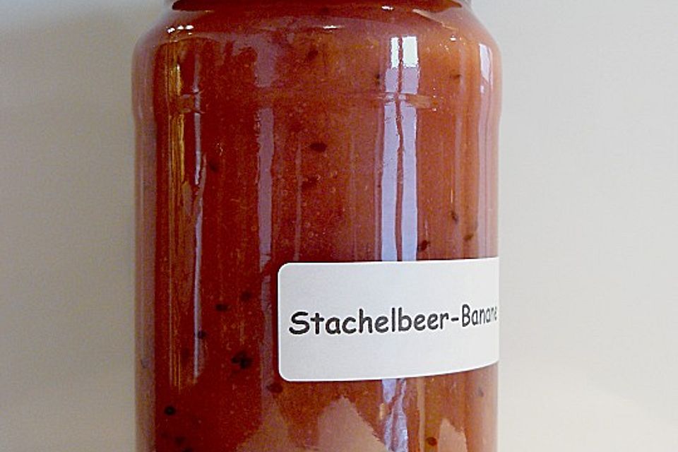 Bananen - Stachelbeer Marmelade