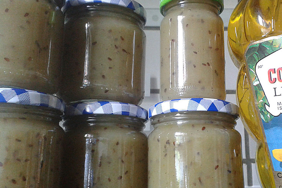 Bananen - Stachelbeer Marmelade