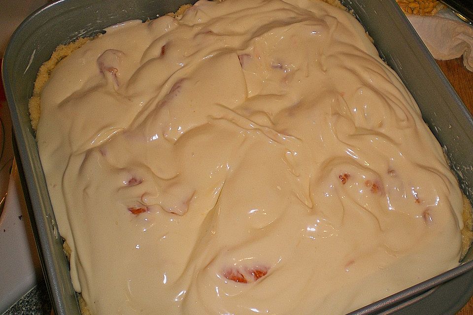 Schmandkuchen mit Mandarinen