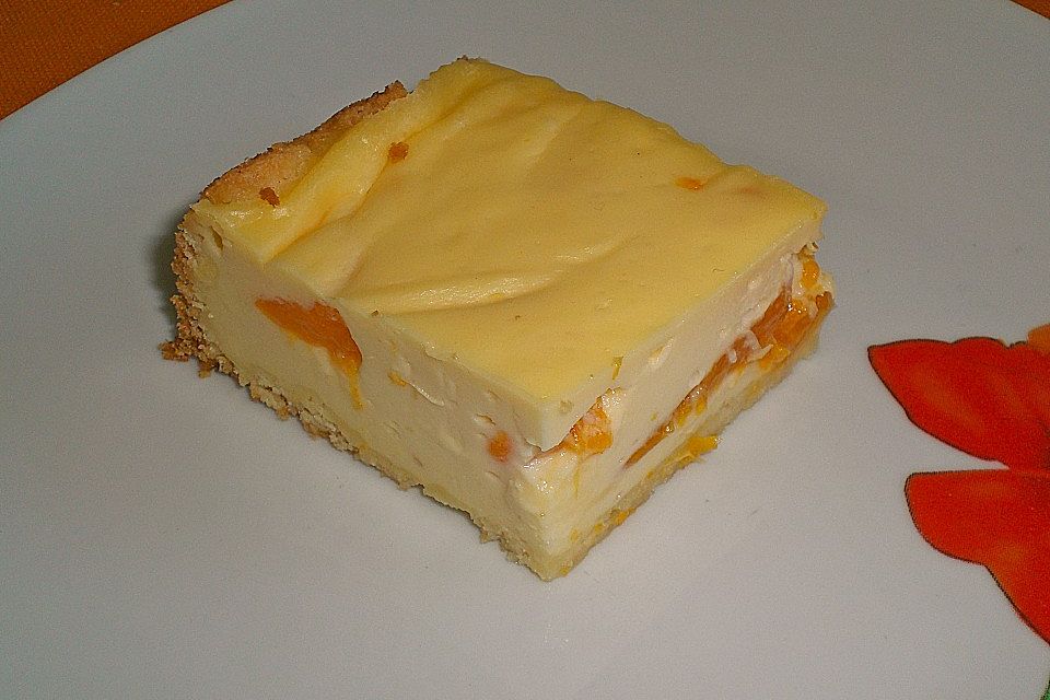 Schmandkuchen mit Mandarinen