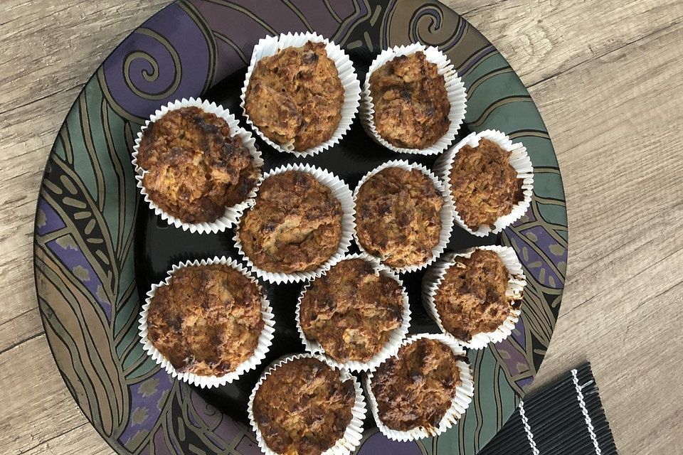 Bananen - Apfel - Muffins