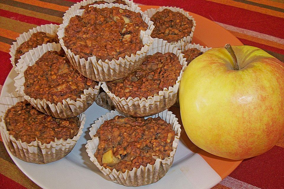 Bananen - Apfel - Muffins