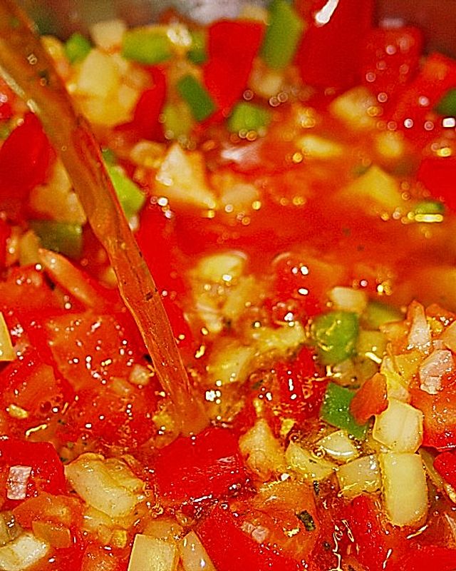 Paprika - Tomaten - Thunfisch Soße