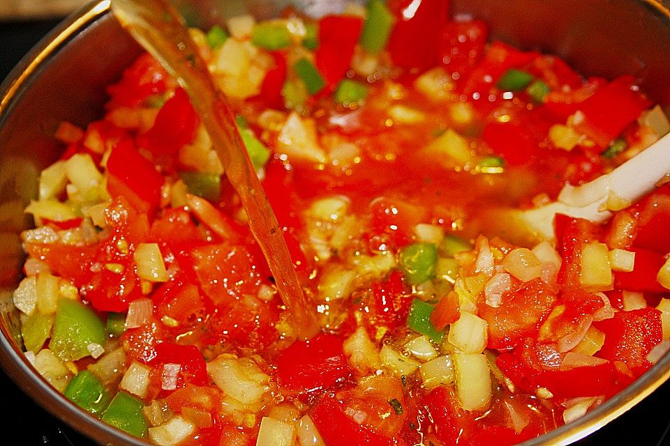 Paprika - Tomaten - Thunfisch Soße