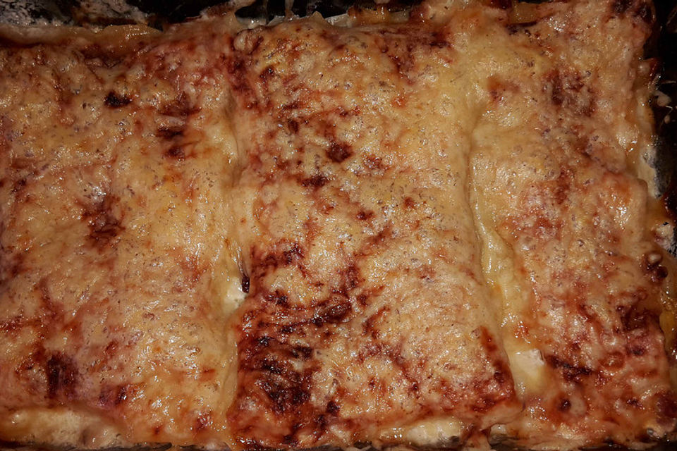 Spargel-Schinken-Lasagne