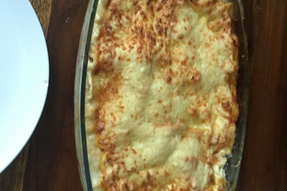 Spargel-Schinken-Lasagne