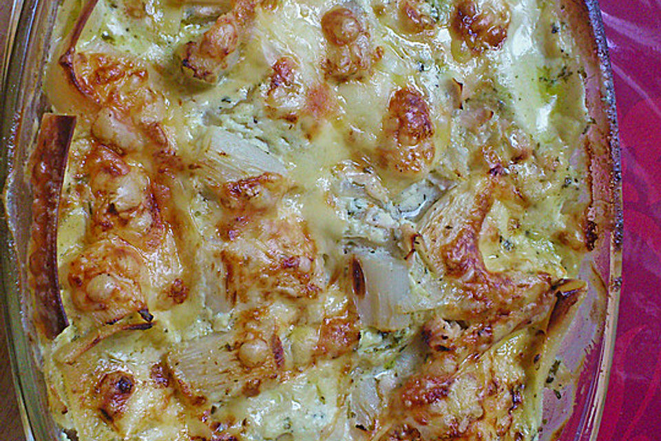 Spargel-Schinken-Lasagne