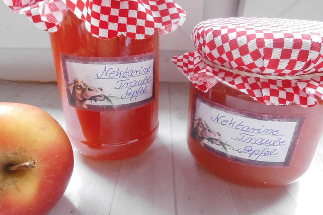 Trauben - Nektarinen - Apfel - Marmelade von Koschka7| Chefkoch