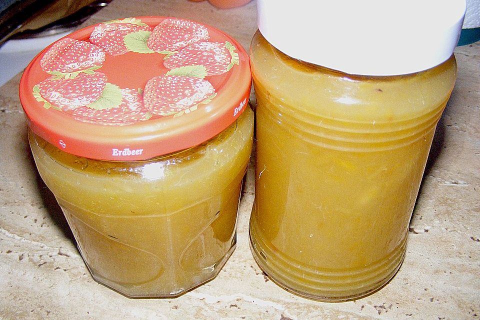 Trauben - Nektarinen - Apfel - Marmelade