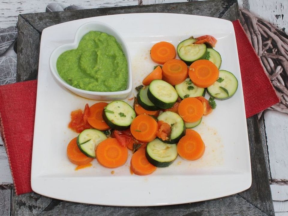 Erbsenpüree aus frischen Erbsen von Herta | Chefkoch