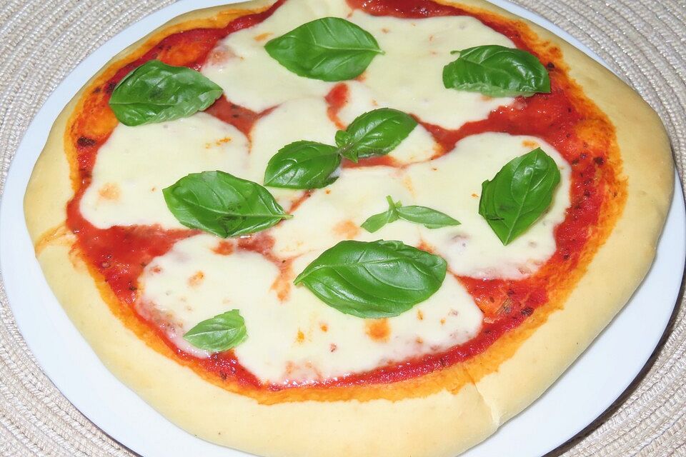 Pizzafladen Margherita