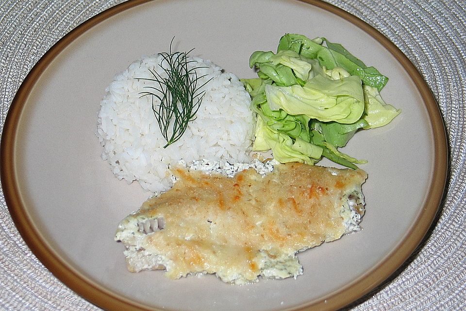 Fisch in Dillsauce