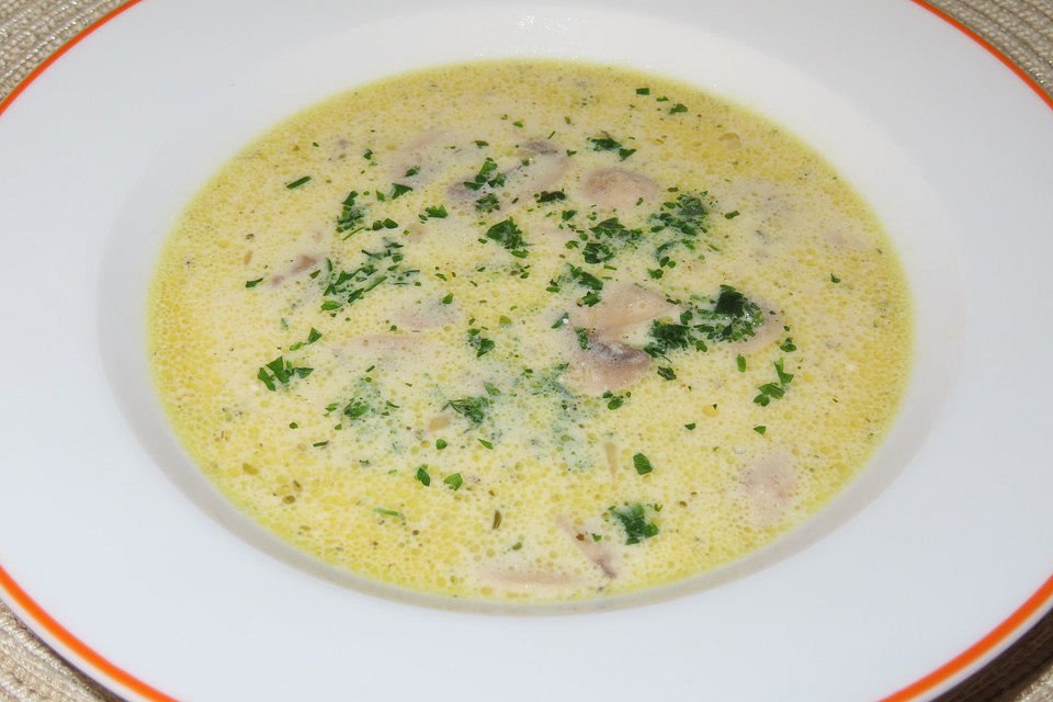 Kräuter - Käse - Suppe