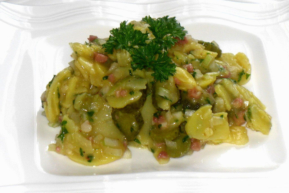 Warmer Kartoffelsalat nach Oma Margarete