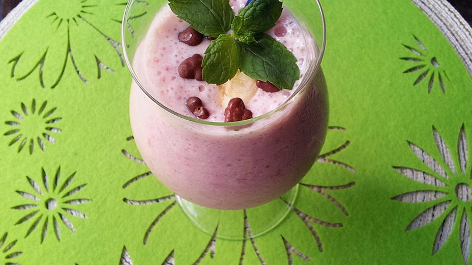 Erdbeer - Bananen - Drink von mausels_kleine_schwester| Chefkoch