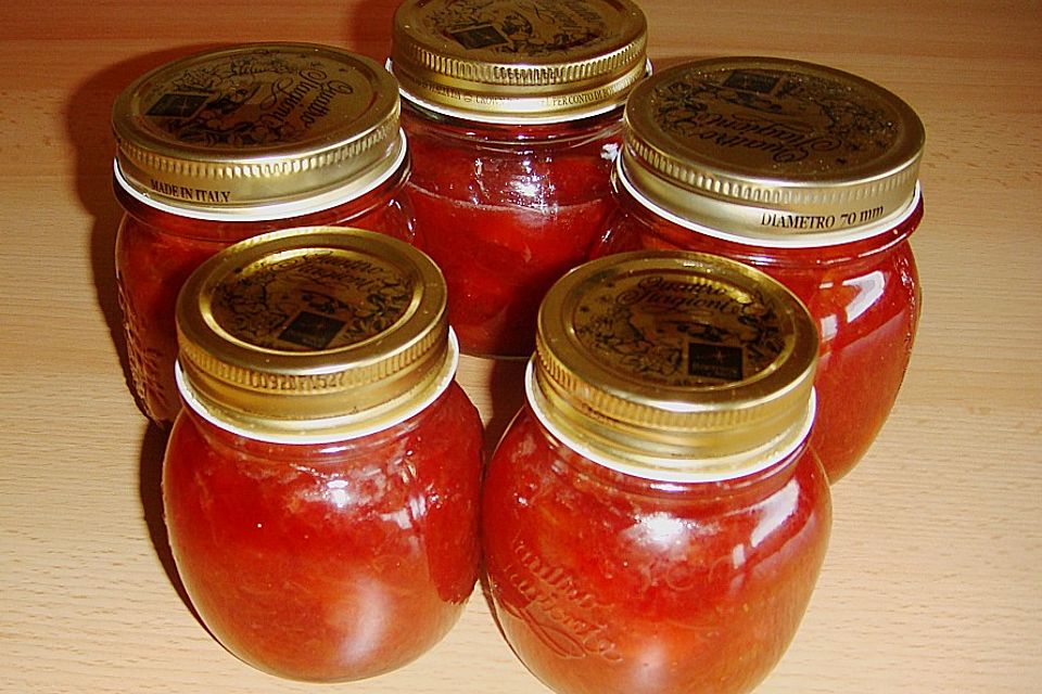 Rhabarber - Erdbeer - Marmelade