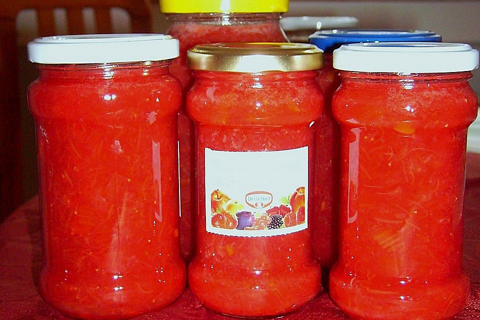 Rhabarber - Erdbeer - Marmelade