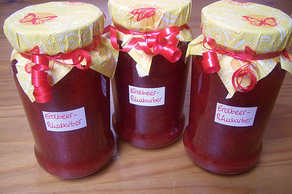 Rhabarber - Erdbeer - Marmelade