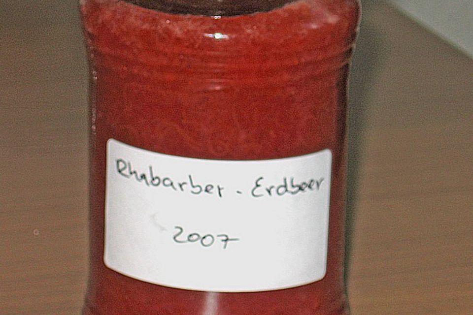 Rhabarber - Erdbeer - Marmelade