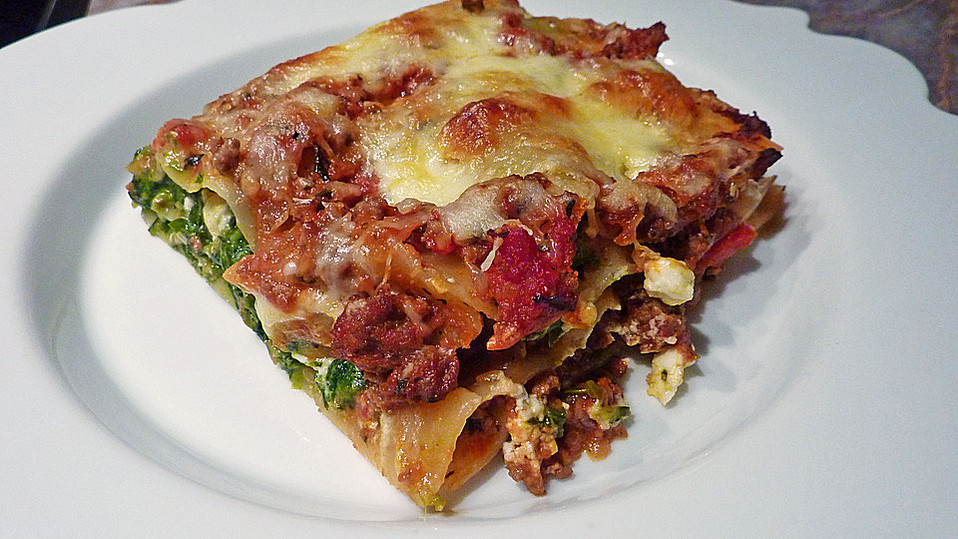Lasagne mit Feta und Spinat von Mariaka Lasagne mit Feta und Spinat von Mariaka