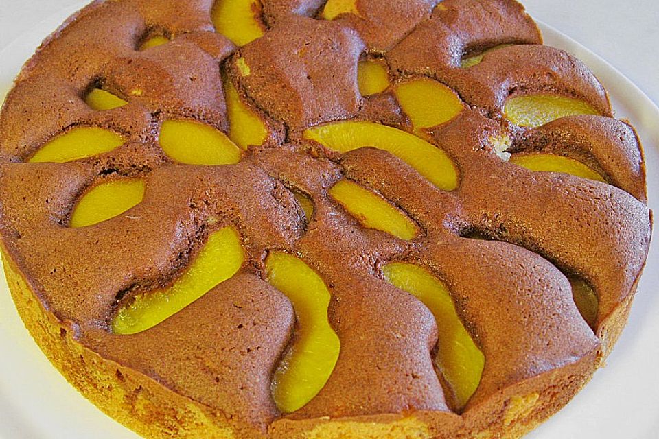 Donauwellen - Pfirsich - Kuchen