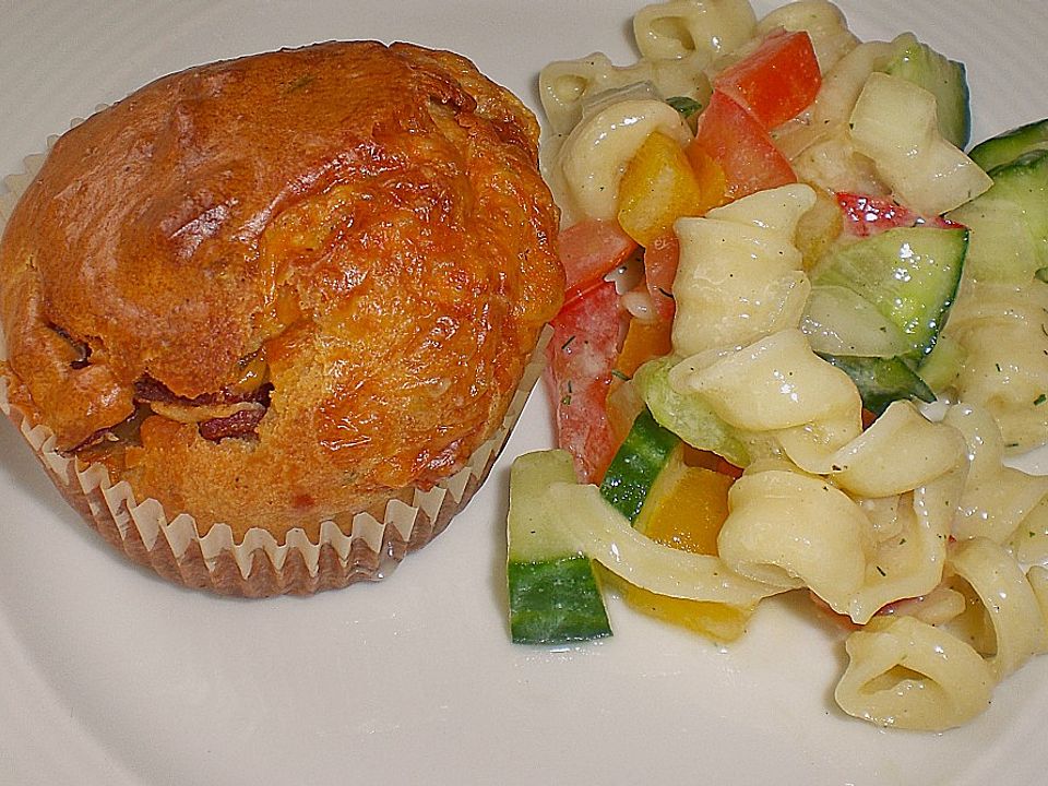 Käse - Salami - Muffins von anipul| Chefkoch