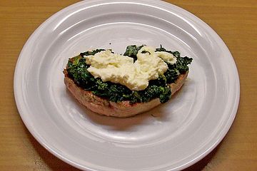 Gratinierte Kalbsschnitzel Mit Spinat Und Kase Von Heimwerkerkonig Chefkoch 