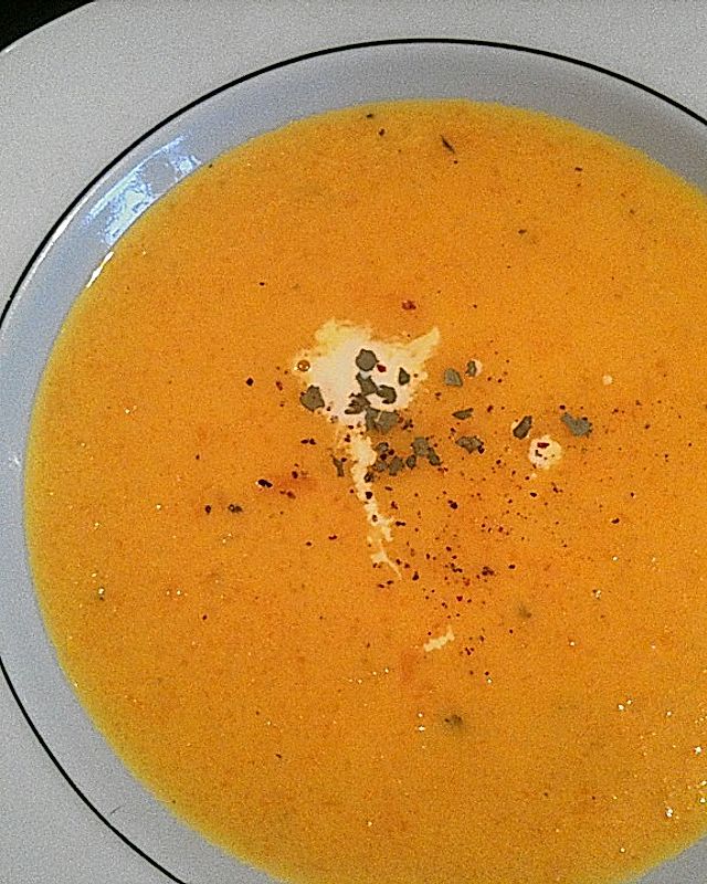 Orangen - Suppe