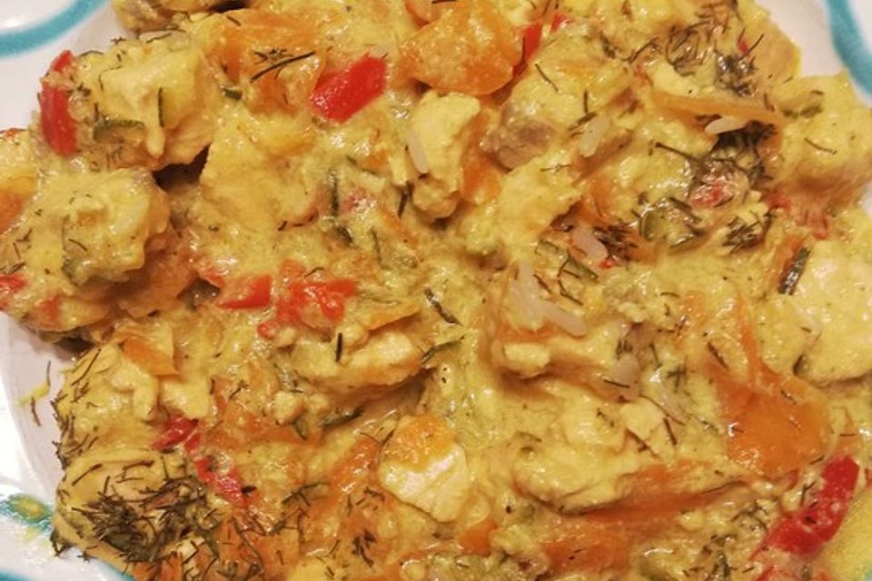 Curry-Fischragout