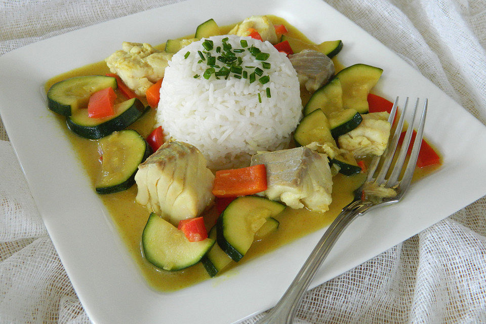 Curry-Fischragout