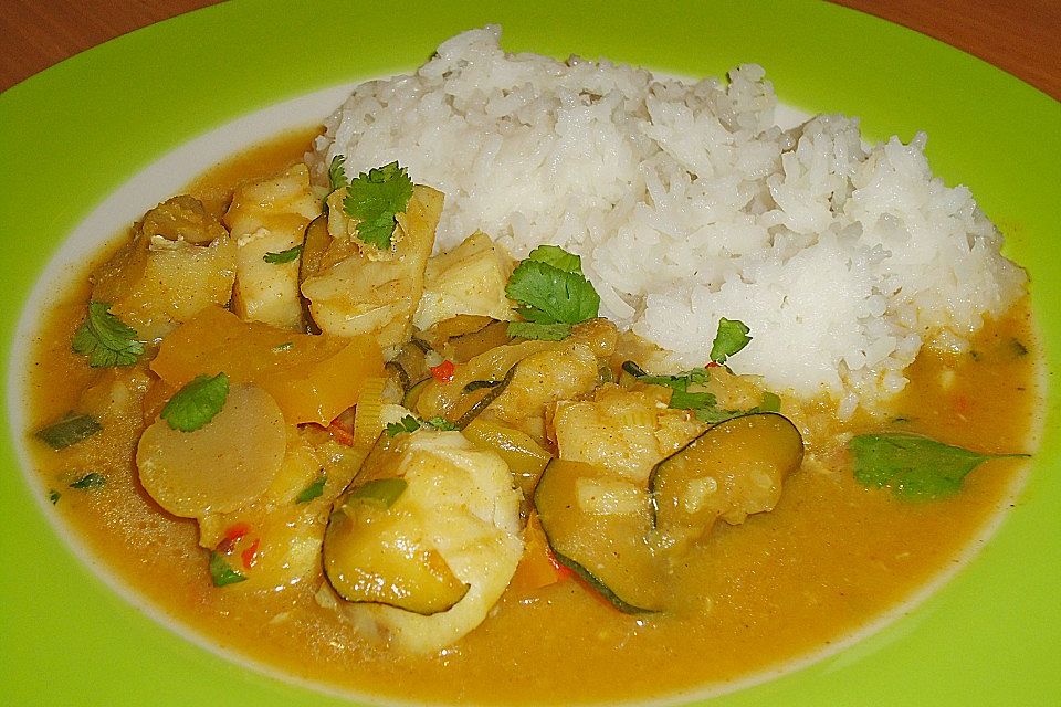 Curry-Fischragout