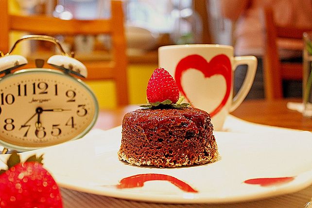 Warmer Schokoladenkuchen von Friskyfox| Chefkoch