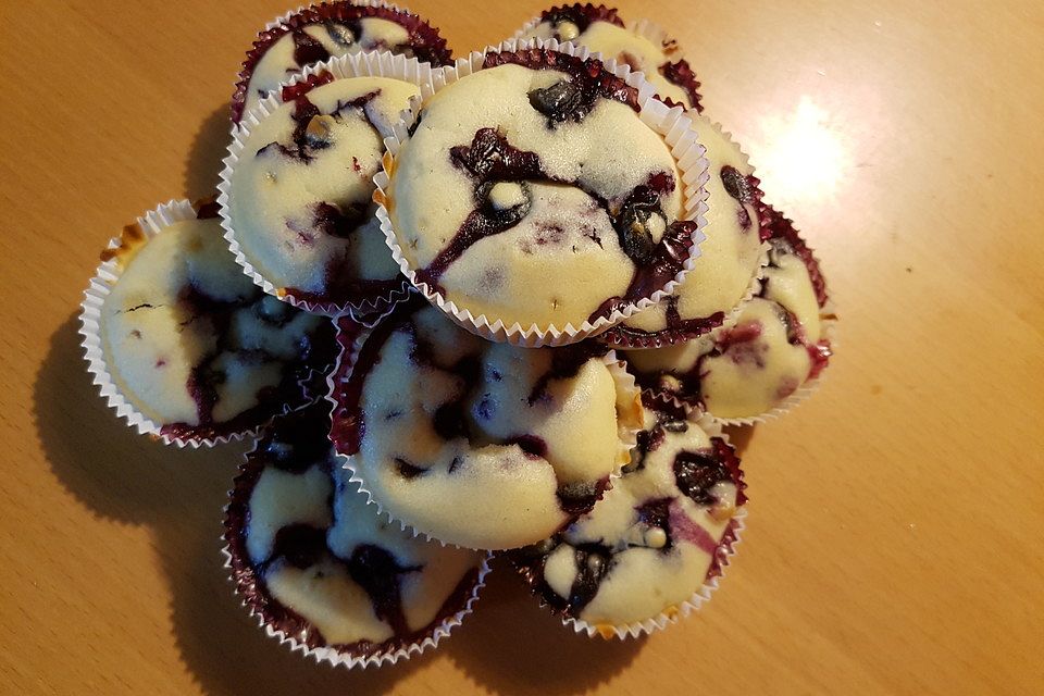 Schnelle Heidelbeer - Muffins