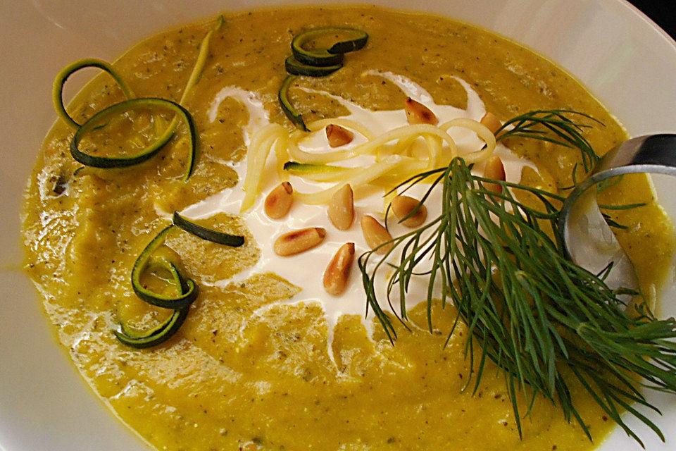 Zucchini-Kartoffel-Suppe