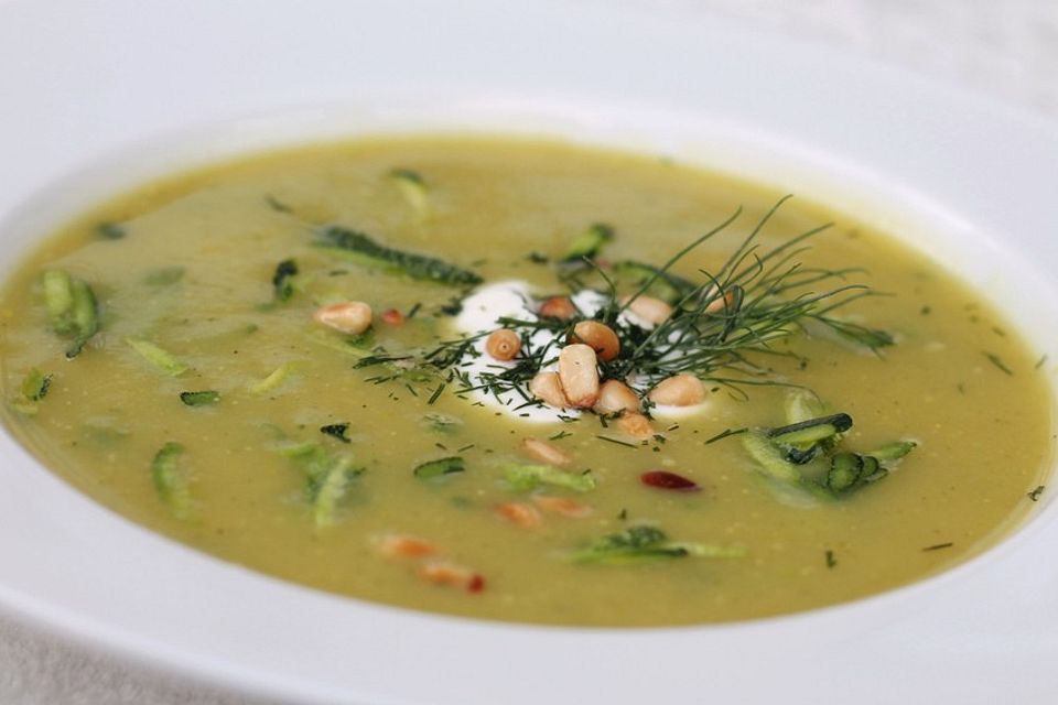 Zucchini-Kartoffel-Suppe