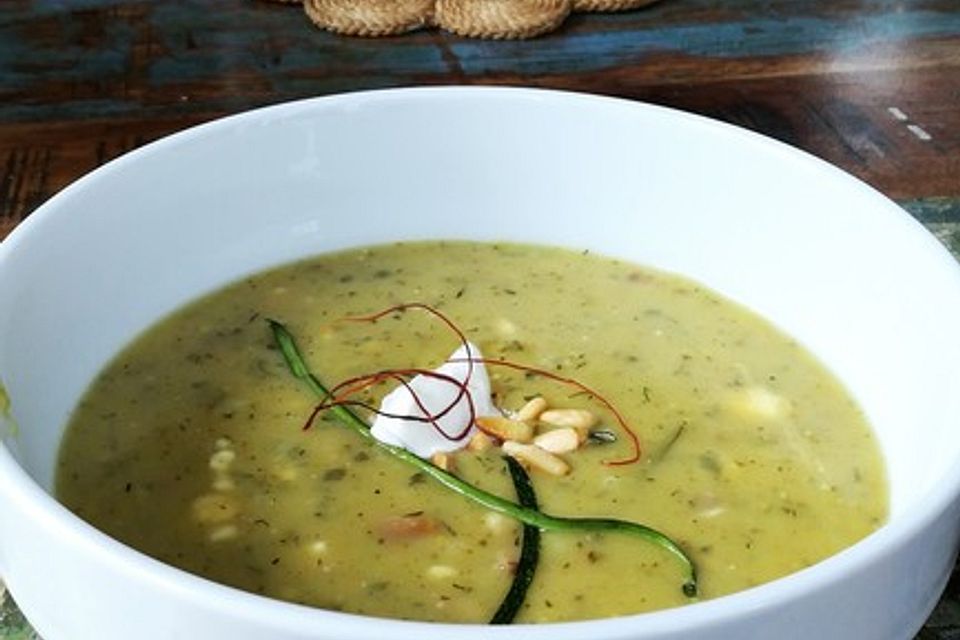 Zucchini-Kartoffel-Suppe