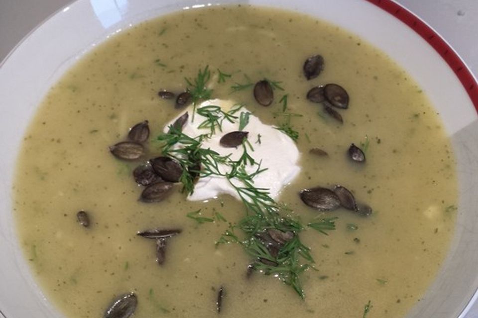 Zucchini-Kartoffel-Suppe