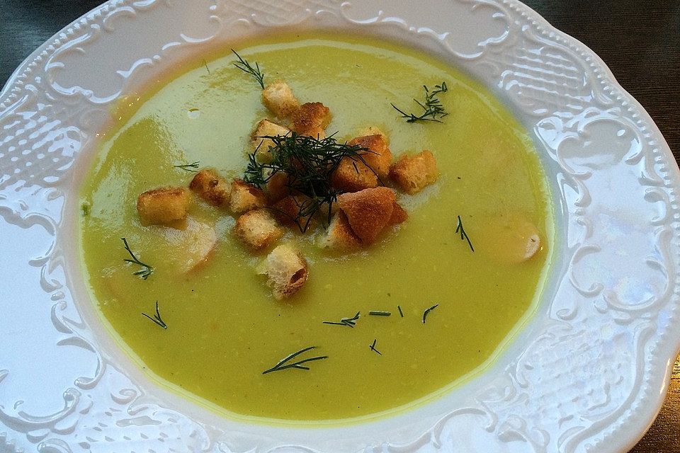 Zucchini-Kartoffel-Suppe